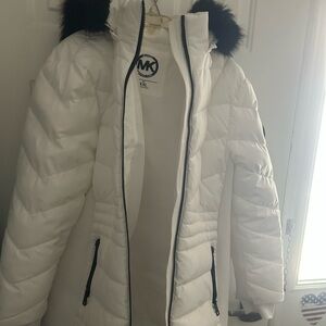 White Michael kors jacket.